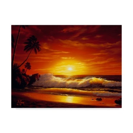 Anthony Casay 'Tropical Landscape 4' Canvas Art,18x24